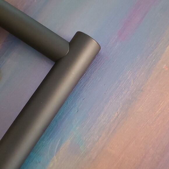 New in Box Black Brushed Metal 14.5" Towel Bar - Picture 4 of 6